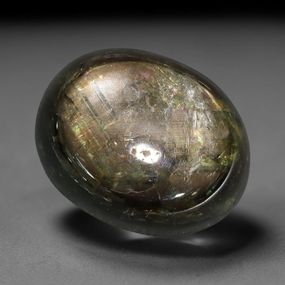 6.70ct Natural Siamese 6-Ray Black Star Sapphire Loose Gemstone, 74BX (1 of 1)