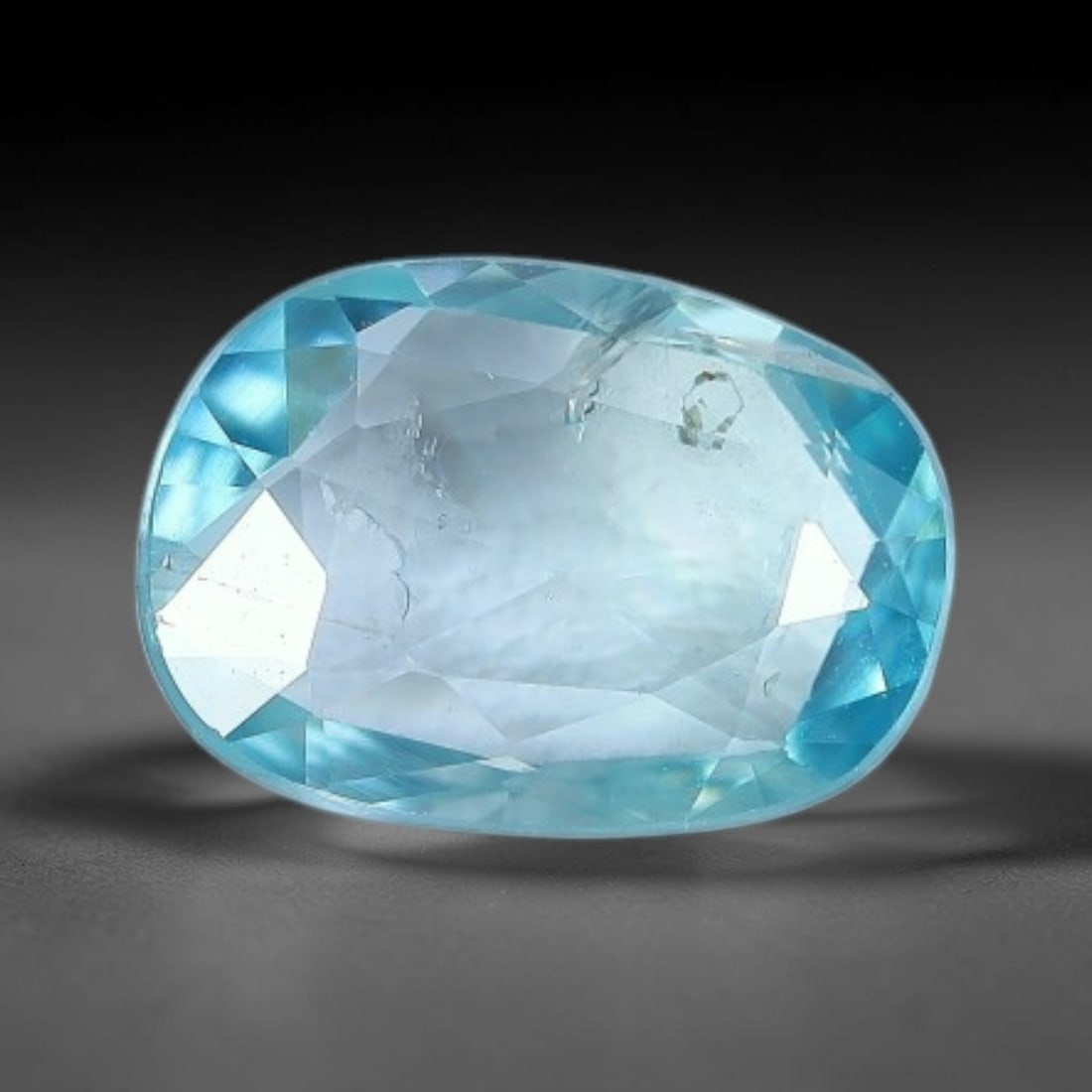 1.28ct Natural Cambodian Blue Zircon Rose Cut Loose Gemstone, 46BX: This fascinating rose cut gemstone is natural blue zircon sourced from Cambodia. The vintage-inspired rose cut facets create soft, diffused light return that beautifully showcases its vivid saturated 