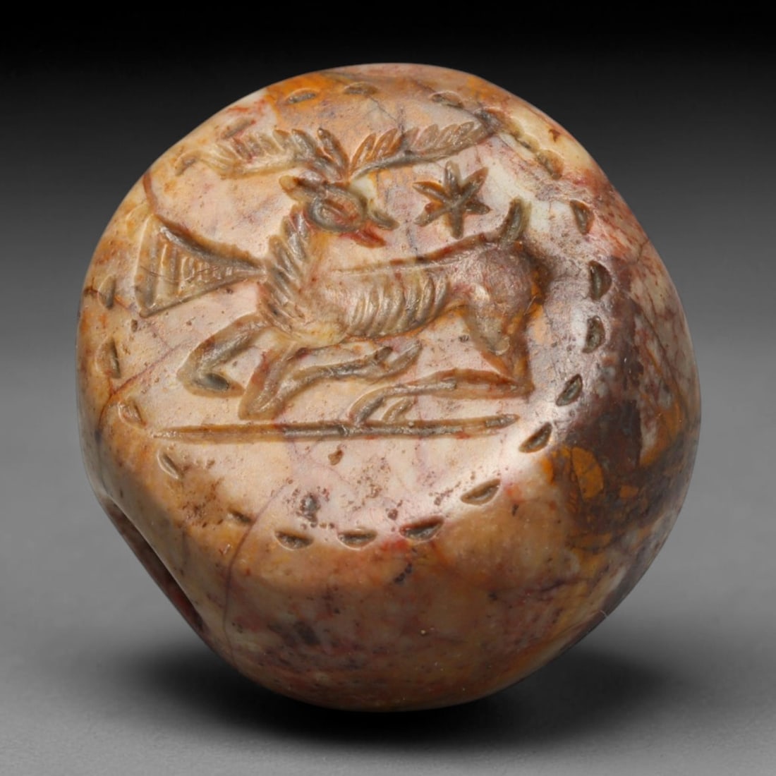 Ancient Sasanian Persian Hemispherical Stamp Seal (224-651 CE), 97EC (1 of 1)