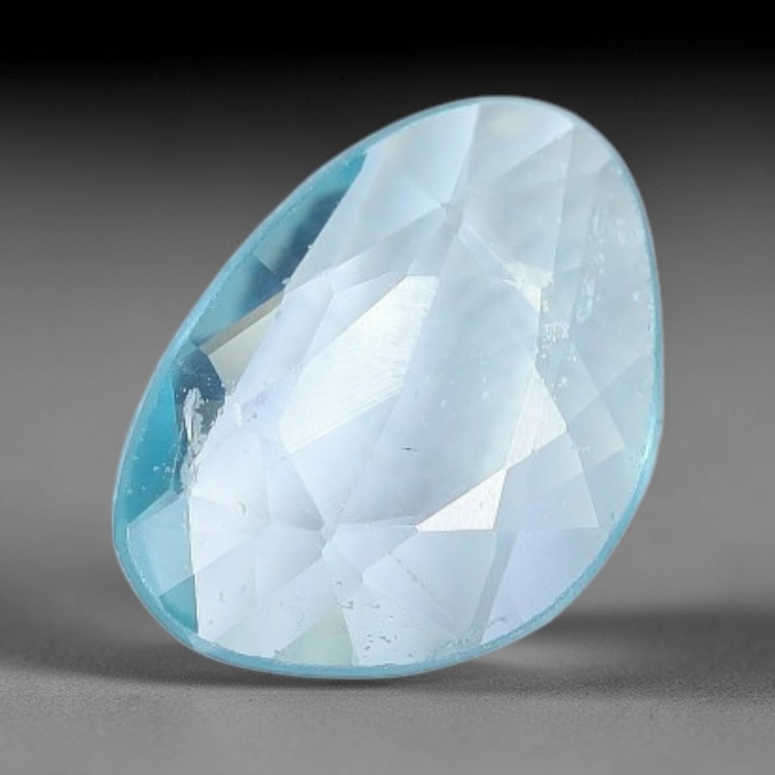 1.05ct Natural Cambodian Blue Zircon Rose Cut Loose Gemstone, 59BV: This fascinating rose cut gemstone is natural blue zircon sourced from Cambodia. The vintage-inspired rose cut facets create soft, diffused light return that beautifully showcases its vivid saturated 