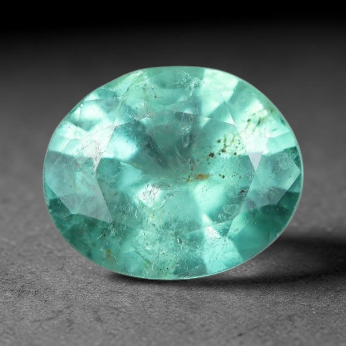 0.83 Carats Natural Zambian Green Emerald Loose Gemstone, 88AG (1 of 1)