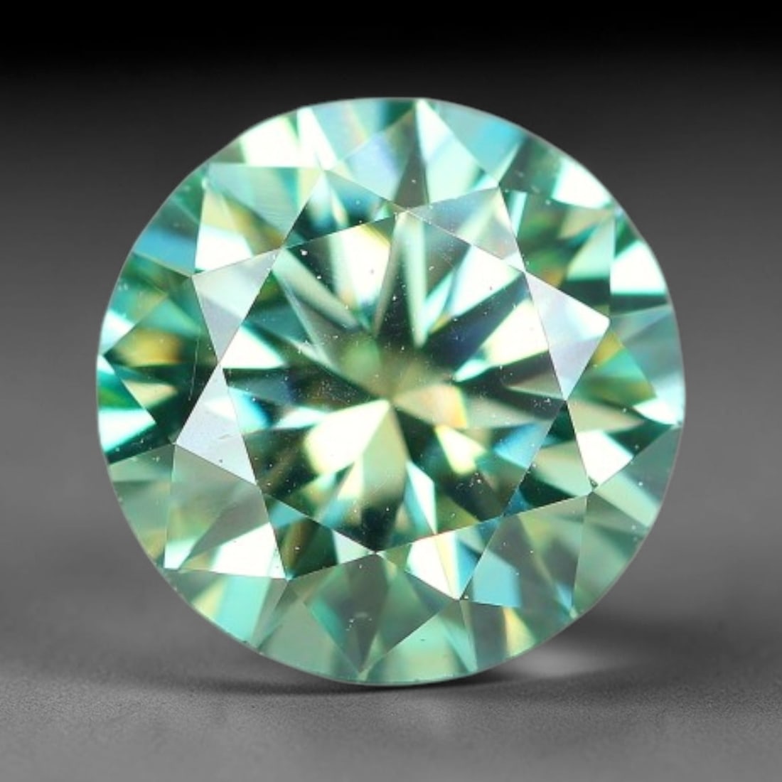 0.76 Carats Natural Teal Green Moissanite Loose Gemstone, 20FP: This lab-grown teal green moissanite measures 6x3.6mm, composed of silicon carbide with an outstanding refractive index that yields vivid, multi-hued sparkle in all lighting. Fine natural micro crysta