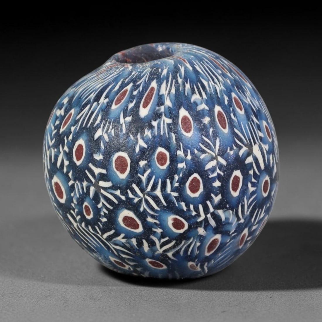 Antique Borneo Glass Trade Bead - 18mm Vintage Handcrafted Bead, 27AA: Antique Borneo glass beads hold deep cultural and historical significance within Southeast Asian maritime trade networks. For centuries, these glass spheres circulated as vital currency, ceremonial ta