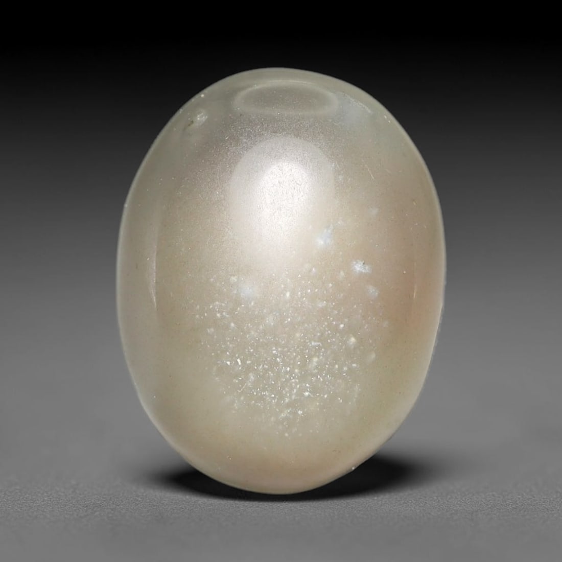 7.31ct Natural Ceylon Grey Moonstone Cabochon Loose Gemstone, 85FX (1 of 1)
