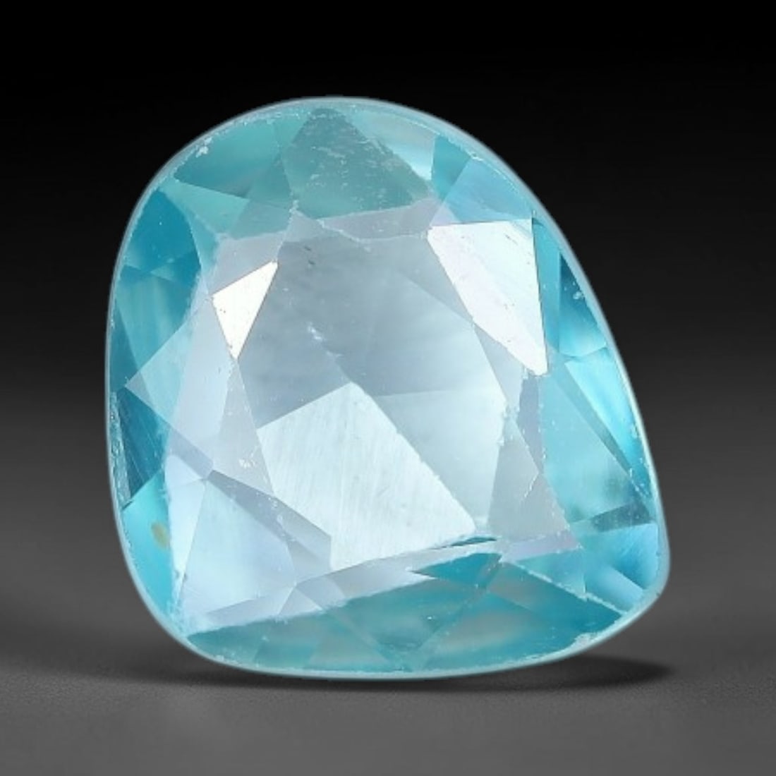 2.32ct Natural Cambodian Blue Zircon Rose Cut Loose Gemstone, 52BV: This fascinating rose cut gemstone is natural blue zircon sourced from Cambodia. The vintage-inspired rose cut facets create soft, diffused light return that beautifully showcases its vivid saturated 