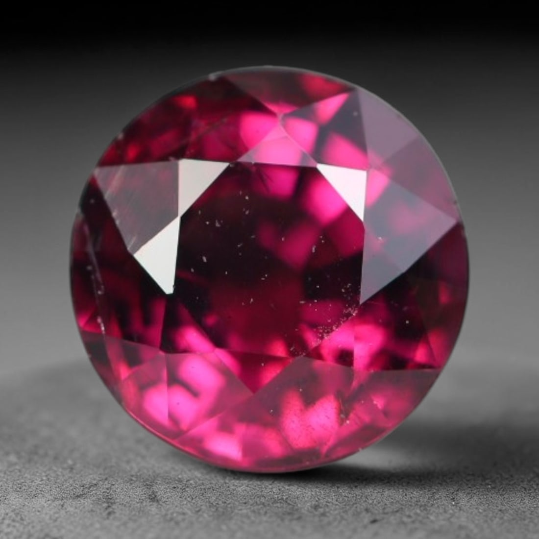 1.58ct Natural Mozambican Deep Rich Red Faceted Almandine Garnet Loose Gemstone, 8BD (1 of 1)