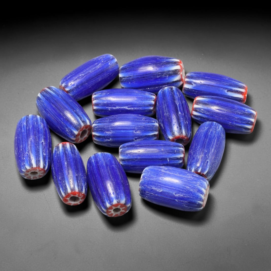 Vintage Chevron Glass Trade Bead Parcel Lot, 1EG (1 of 1)