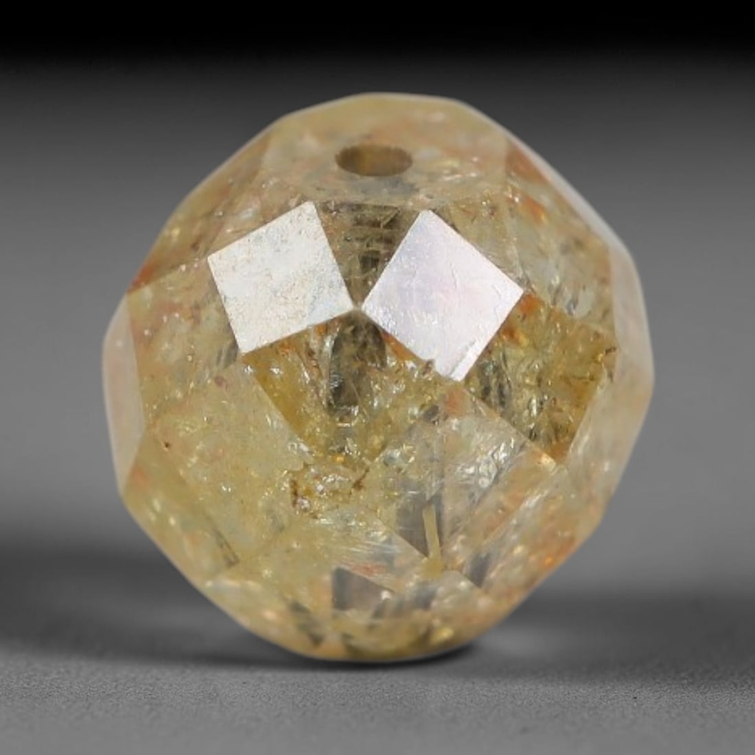 0.54ct Natural Fancy Faceted Diamond Bead Loose Gemstone, 94BE (1 of 1)