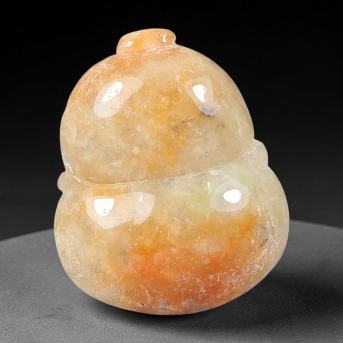 Natural Burmese Type A Jadeite Jade Hand Carved Pendant, 82BS: Artisan hand-carved untreated Burmese Type A jadeite jade pendant measuring 20x16 mm. Carefully sculpted with detailed relief craftsmanship and finished with a smooth glossy polish. Authentic Type A j