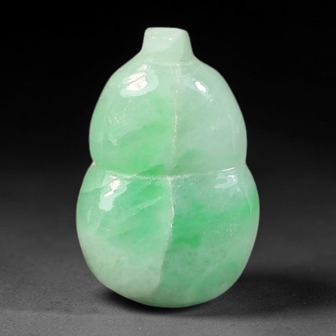 Natural Burmese Type A Jadeite Jade Hand Carved Pendant, 50BS: Artisan hand-carved untreated Burmese Type A jadeite jade pendant measuring 15x10 mm. Carefully sculpted with detailed relief craftsmanship and finished with a smooth glossy polish. Authentic Type A j