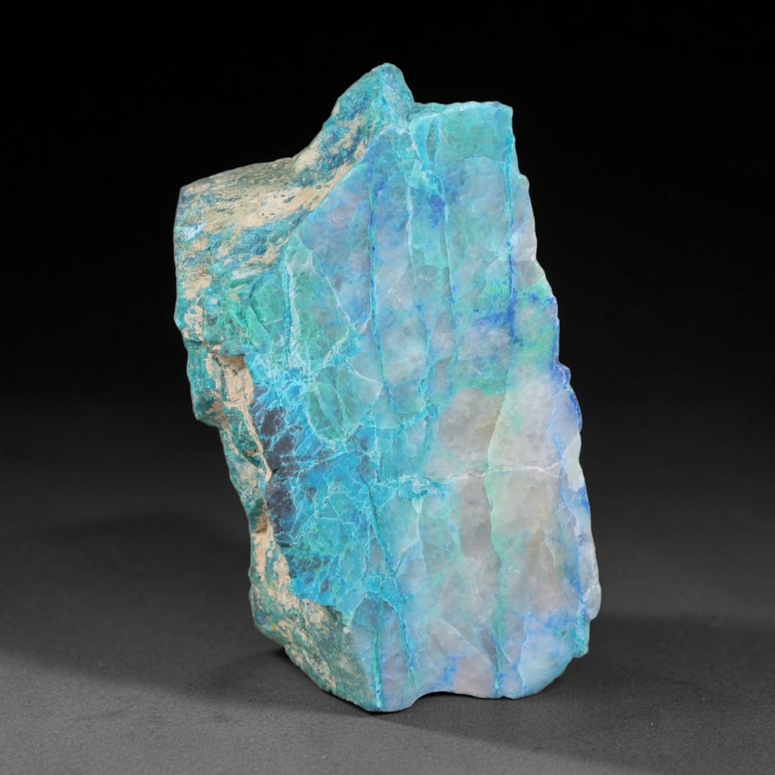 228.56ct Natural Peruvian Chrysocolla Polished Slab Rough, 56EK (1 of 1)