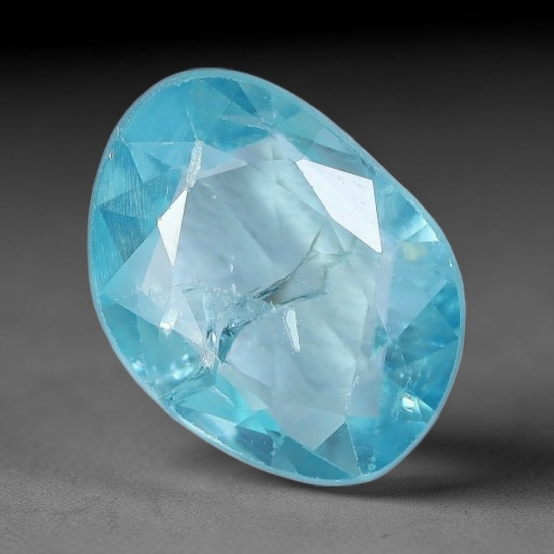 2.17ct Natural Cambodian Blue Zircon Rose Cut Loose Gemstone, 33BV: This fascinating rose cut gemstone is natural blue zircon sourced from Cambodia. The vintage-inspired rose cut facets create soft, diffused light return that beautifully showcases its vivid saturated 