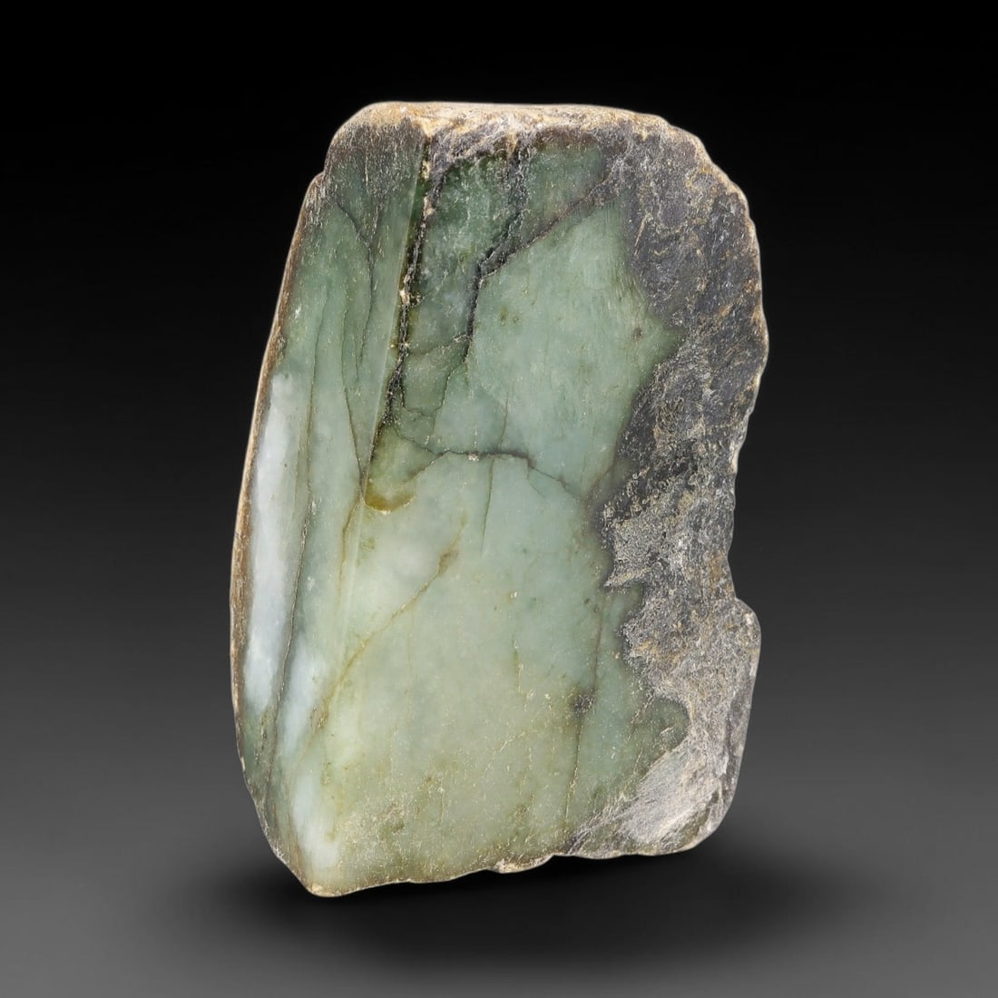 351g Natural Burmese Type A Jadeite Jade Polished Rough Block, 9EZ (1 of 3)