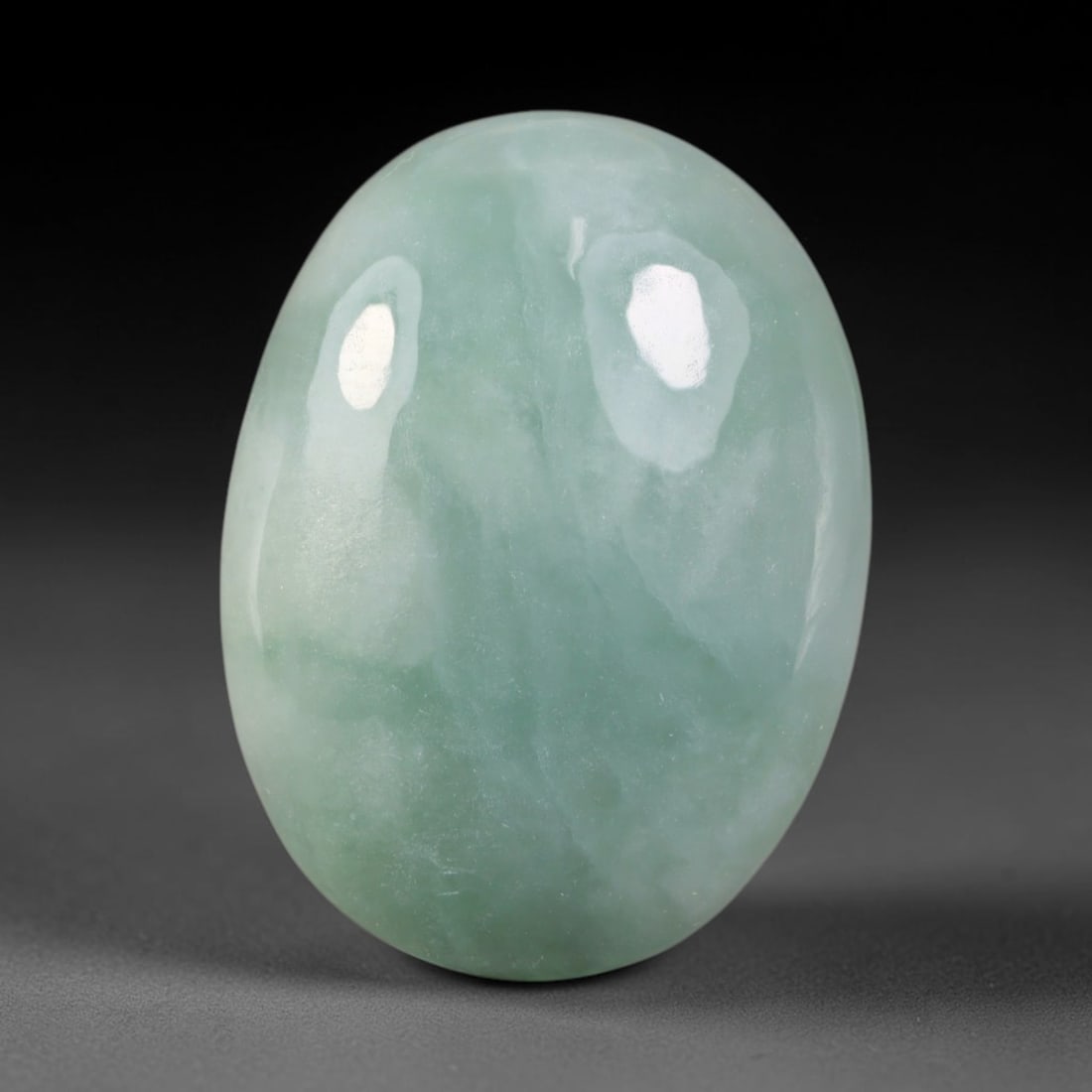 28ct Natural Burmese Type A Jadeite Jade Cabochon, 98EH: This single loose natural Burmese Type A jadeite jade cabochon, fully untreated with no dyeing, bleaching or resin impregnation, this genuine Type A jade retains its all-natural crystalline structure 