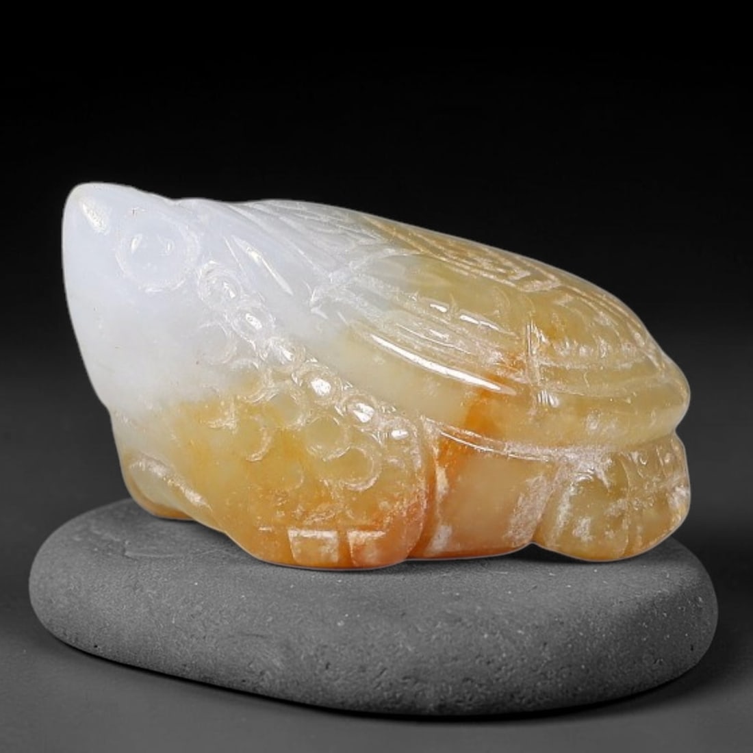 Natural Burmese Type A Jadeite Jade Hand Carved Pendant, 51BS: Artisan hand-carved untreated Burmese Type A jadeite jade pendant measuring 16x13 mm. Carefully sculpted with detailed relief craftsmanship and finished with a smooth glossy polish. Authentic Type A j