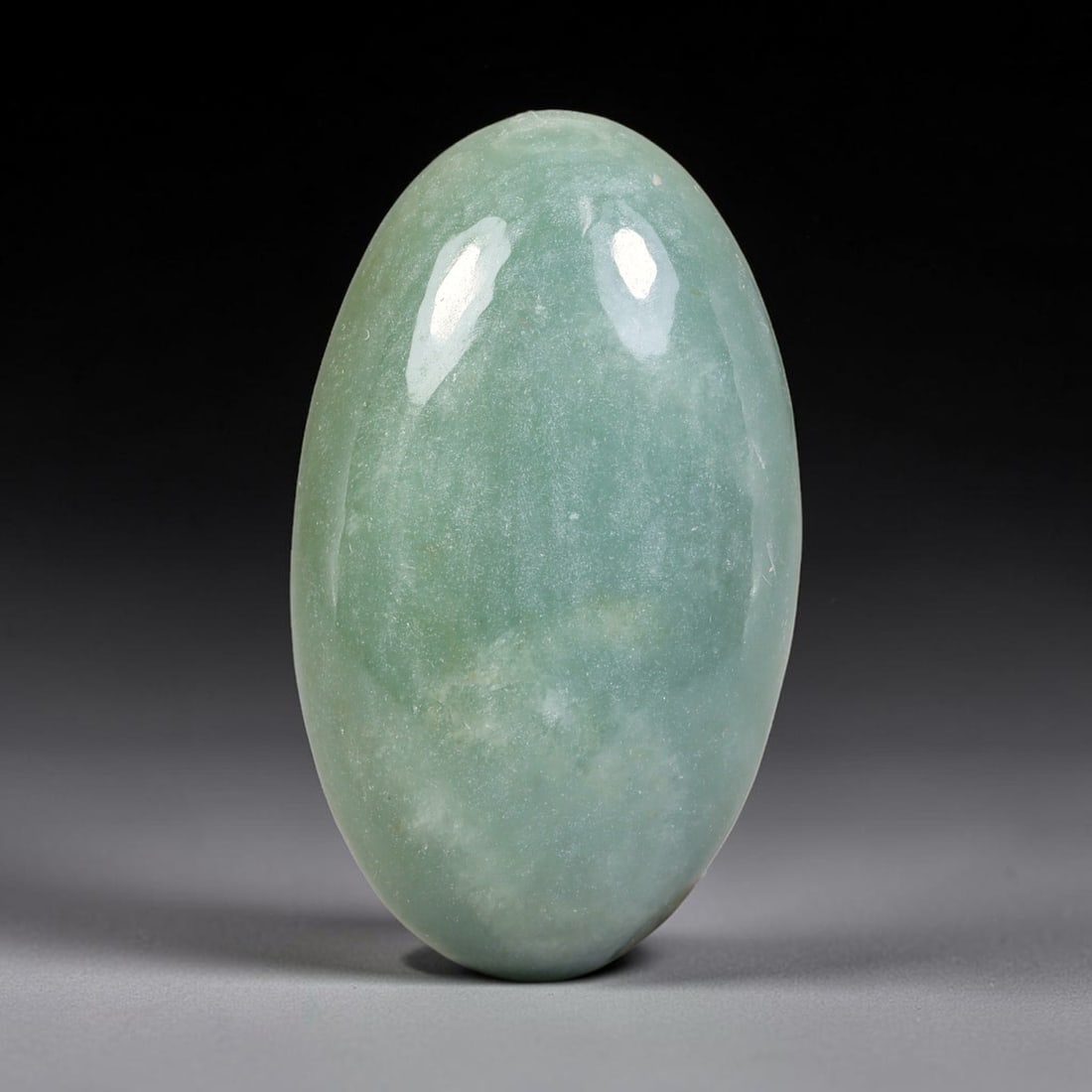 50.96ct Natural Burmese Type A Jadeite Jade Cabochon, 51EZ: This single loose natural Burmese Type A jadeite jade cabochon, fully untreated with no dyeing, bleaching or resin impregnation, this genuine Type A jade retains its all-natural crystalline structure 