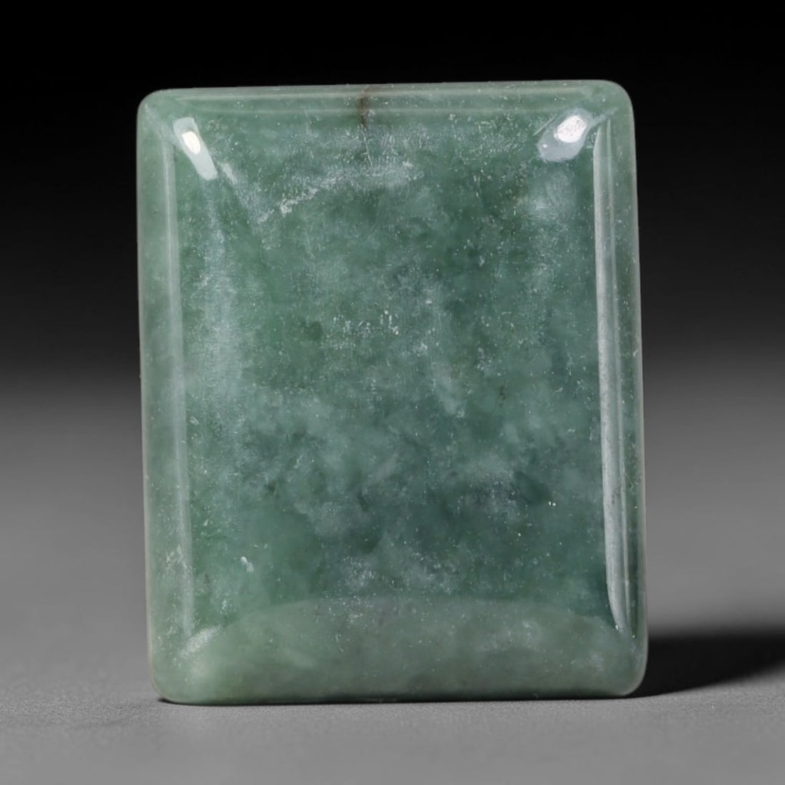 33.22ct Natural Burmese Type A Jadeite Jade Cabochon, 3EQ: This single loose natural Burmese Type A jadeite jade cabochon, fully untreated with no dyeing, bleaching or resin impregnation, this genuine Type A jade retains its all-natural crystalline structure 