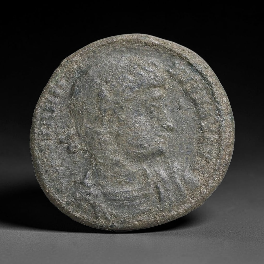 Authentic Ancient Imperial Roman Provincial AE Bronze Coin Original Burial Patina, 32BT: This genuine ancient bronze provincial coin originates from the Imperial Roman era, minted at regional provincial mints throughout the Roman Empire to facilitate local trade and civic economic activit