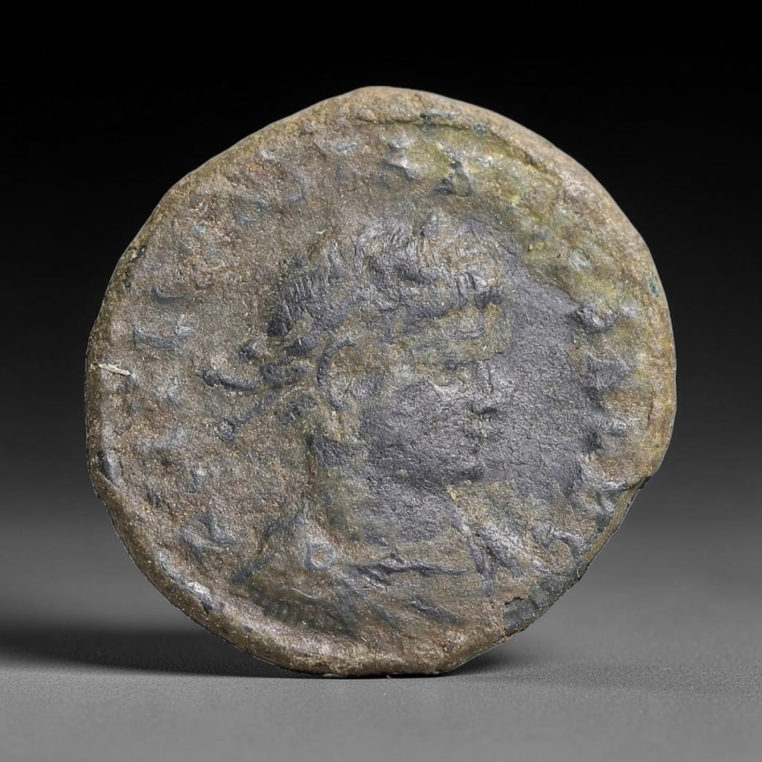 Authentic Ancient Imperial Roman Provincial AE Bronze Coin Original Burial Patina, 26BT: This genuine ancient bronze provincial coin originates from the Imperial Roman era, minted at regional provincial mints throughout the Roman Empire to facilitate local trade and civic economic activit
