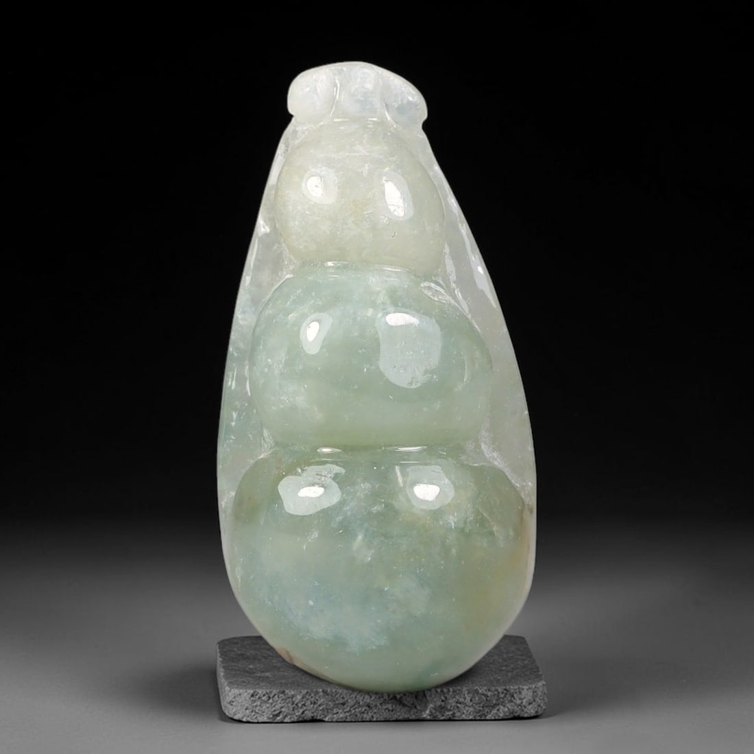 Natural Burmese Type A Jadeite Jade Hand Carved Pendant, 43BS: Artisan hand-carved untreated Burmese Type A jadeite jade pendant measuring 24x12 mm. Carefully sculpted with detailed relief craftsmanship and finished with a smooth glossy polish. Authentic Type A j