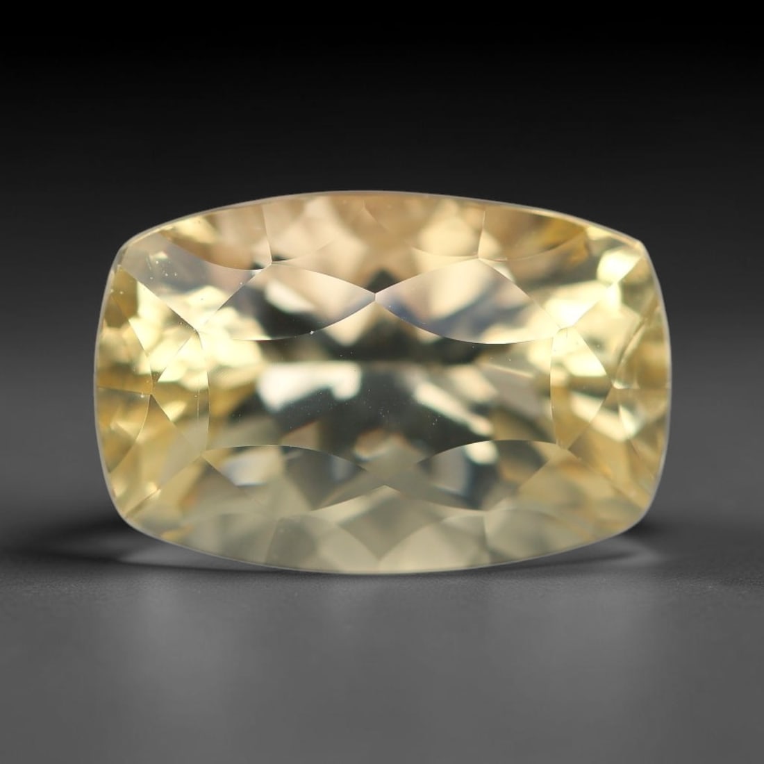 2.94ct Natural Brazilian Golden Citrine Loose Gemstone, 44BE: This fully polished citrine features warm saturated golden yellow body tone, with subtle fine natural microscopic mineral specks dispersed within its transparent crystal interior, measured at calibrat