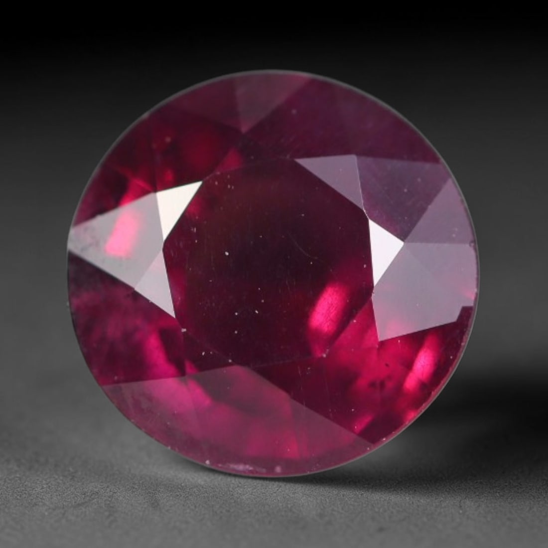 2.17ct Natural Mozambican Deep Rich Red Faceted Almandine Garnet Loose Gemstone, 20BD: This expertly faceted garnet features a deep rich red body tone with tiny fine mineral micro-inclusions evenly scattered within its transparent interior, precise polished facet planes maximize light r