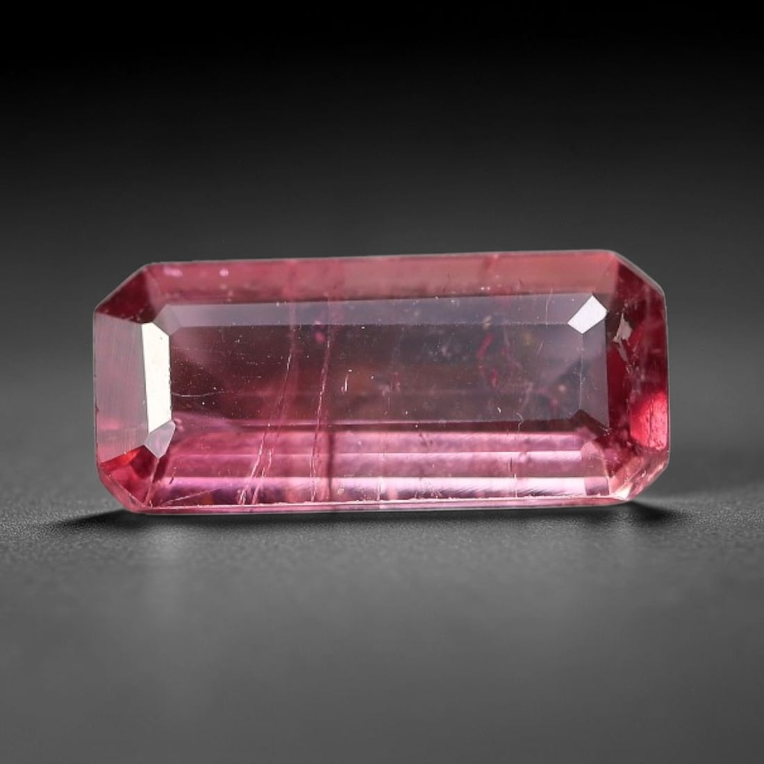 1.02 Carats Natural Mozambique Fancy Color Tourmaline Loose Gemstone, 13FM: This Mozambique fancy color tourmaline carries physical measurements of 9.7x4.2x2.5mm, representing a fine example of collectible fancy tourmaline sourced from established Mozambican mineral deposits 