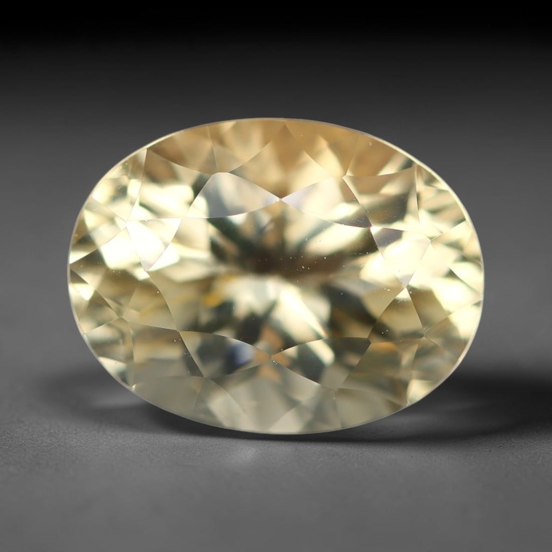 3.45ct Natural Brazilian Golden Citrine Loose Gemstone, 51BE: This fully polished citrine features warm saturated golden yellow body tone, with subtle fine natural microscopic mineral specks dispersed within its transparent crystal interior, measured at calibrat