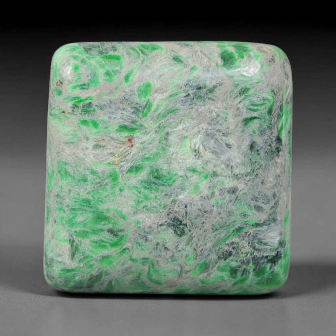 19ct Natural Burmese Type A Jadeite Jade Cabochon, 100EH: This single loose natural Burmese Type A jadeite jade cabochon, fully untreated with no dyeing, bleaching or resin impregnation, this genuine Type A jade retains its all-natural crystalline structure 