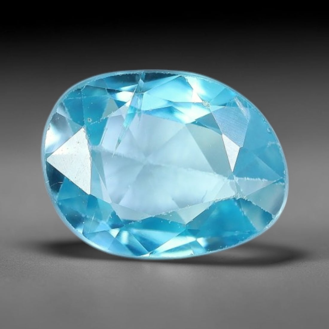 2.39ct Natural Cambodian Blue Zircon Rose Cut Loose Gemstone, 45BV: This fascinating rose cut gemstone is natural blue zircon sourced from Cambodia. The vintage-inspired rose cut facets create soft, diffused light return that beautifully showcases its vivid saturated 