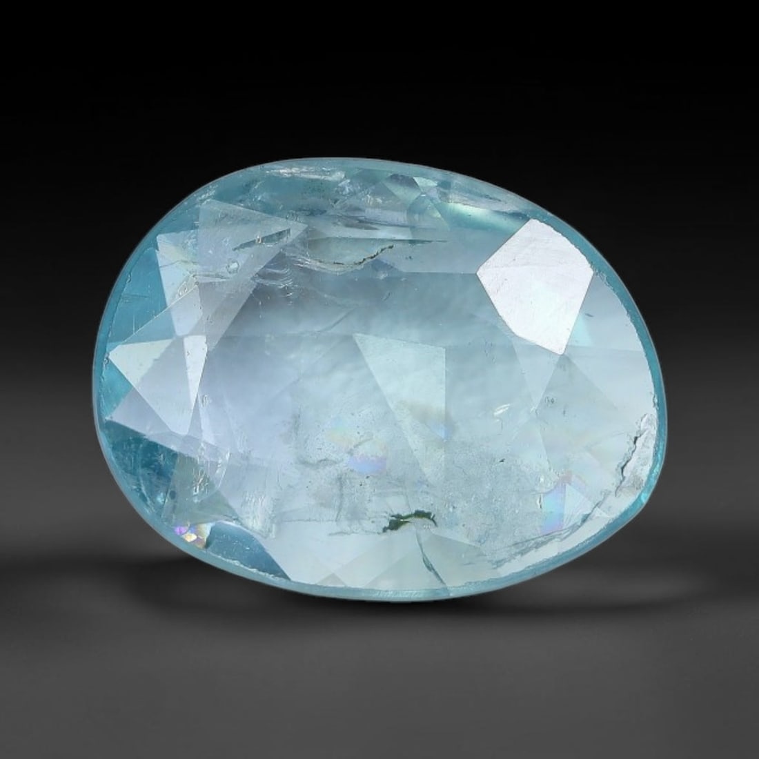 3.73ct Natural Cambodian Blue Zircon Rose Cut Loose Gemstone, 85BV: This fascinating rose cut gemstone is natural blue zircon sourced from Cambodia. The vintage-inspired rose cut facets create soft, diffused light return that beautifully showcases its vivid saturated 