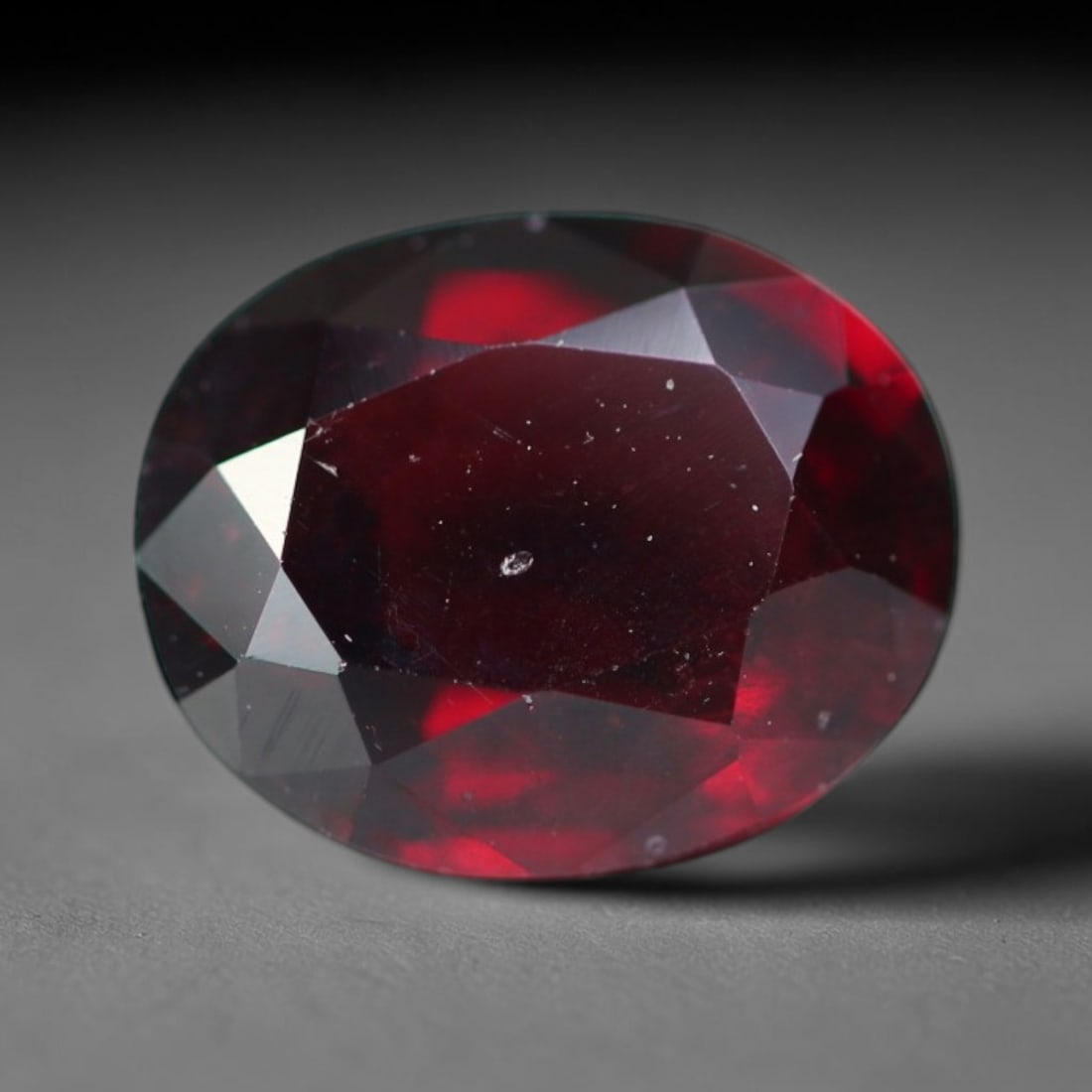 4.17ct Natural Mozambican Deep Crimson Red Faceted Almandine Garnet Loose Gemstone, 26BE (1 of 1)