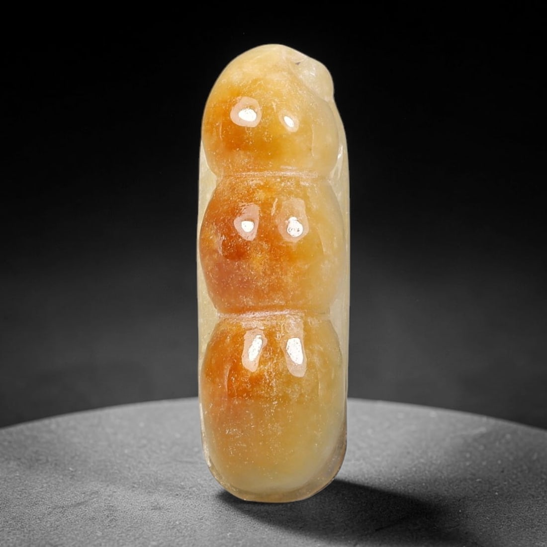 Natural Burmese Type A Jadeite Jade Hand Carved Pendant, 69BS: Artisan hand-carved untreated Burmese Type A jadeite jade pendant measuring 23x7 mm. Carefully sculpted with detailed relief craftsmanship and finished with a smooth glossy polish. Authentic Type A ja