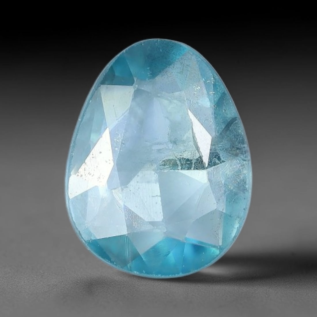 2.19ct Natural Cambodian Blue Zircon Rose Cut Loose Gemstone, 51BV: This fascinating rose cut gemstone is natural blue zircon sourced from Cambodia. The vintage-inspired rose cut facets create soft, diffused light return that beautifully showcases its vivid saturated 