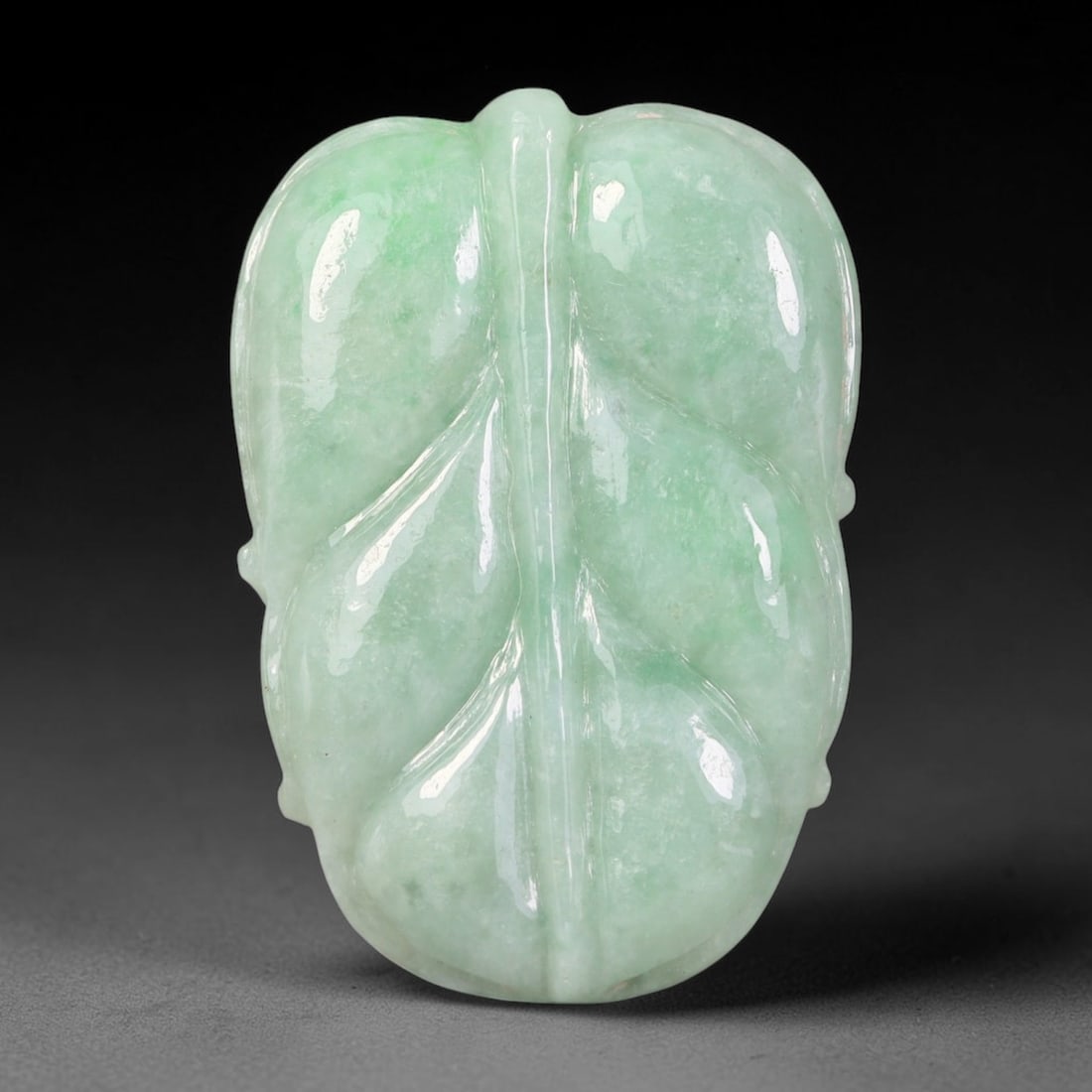Natural Burmese Type A Jadeite Jade Hand Carved Pendant, 80BL: Artisan hand-carved untreated Burmese Type A jadeite jade pendant measuring 36x25 mm. Carefully sculpted with detailed relief craftsmanship and finished with a smooth glossy polish. Authentic Type A j