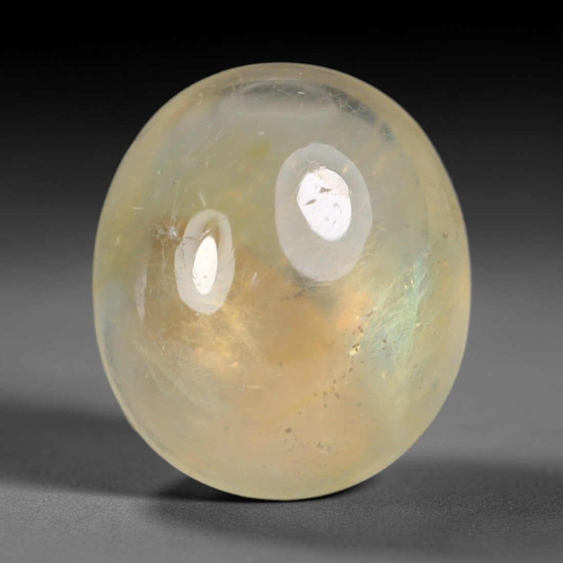 3.22ct Natural Sri Lankan Padparadscha Sapphire Loose Gemstone, 59BA: This fully polished Padparadscha sapphire features soft warm peach-orange blended body tone, with faint natural mineral traces scattered throughout its crystalline interior, measured at calibrated dim