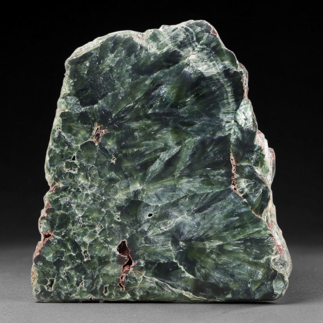 145ct Natural Siberian Seraphinite Polished Rough Slab, 71AR (1 of 1)