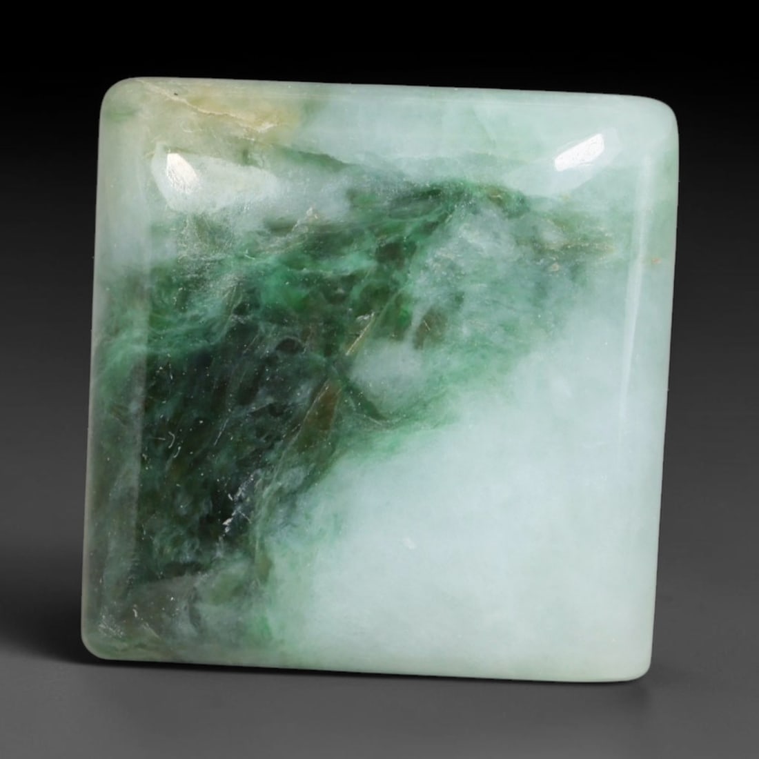 31.13ct Natural Burmese Type A Jadeite Jade Cabochon, 65ER: This single loose natural Burmese Type A jadeite jade cabochon, fully untreated with no dyeing, bleaching or resin impregnation, this genuine Type A jade retains its all-natural crystalline structure 