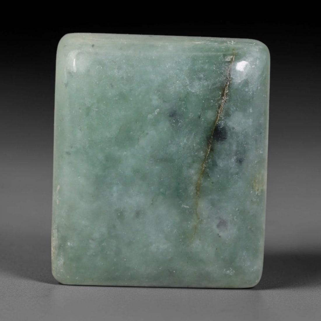 27.63ct Natural Burmese Type A Jadeite Jade Cabochon, 68ER: This single loose natural Burmese Type A jadeite jade cabochon, fully untreated with no dyeing, bleaching or resin impregnation, this genuine Type A jade retains its all-natural crystalline structure 