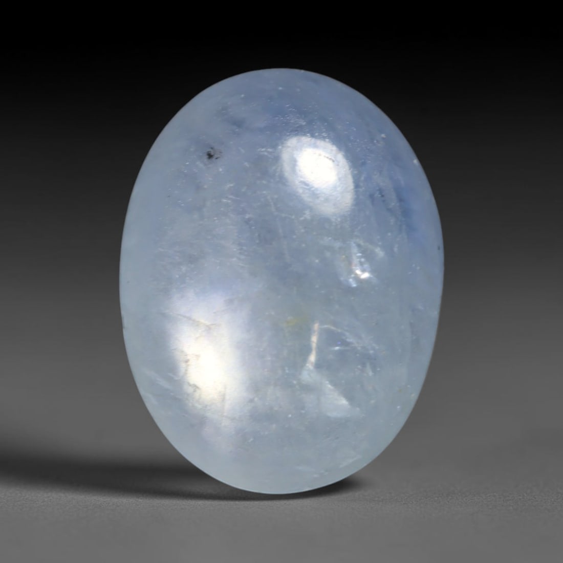 2.84ct Natural Unheated Burmese Blue Star Sapphire Oval Cabochon Loose Gemstone, 52BQ: This smoothly polished oval cabochon features natural Burmese blue star sapphire, formed with densely aligned rutile needle inclusions required to produce asterism. The gently domed surface is expertl