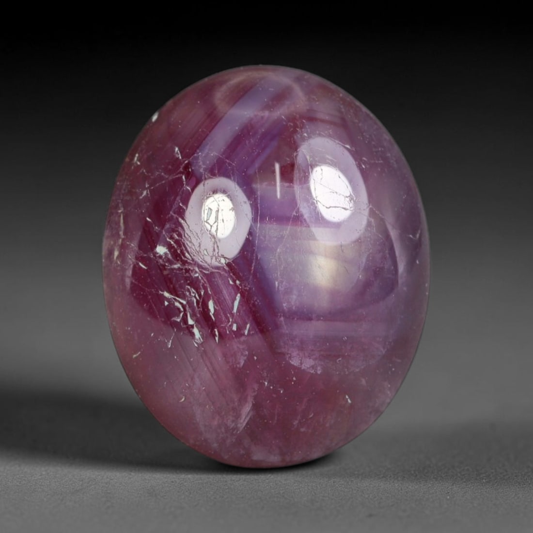 9.16ct Natural Mozambican Deep Crimson Red Ruby Cabochon Loose Gemstone, 17AS: This smoothly polished cabochon ruby holds a rich deep crimson red body hue, covered with fine natural surface fracturing and tiny scattered mineral specks across its domed polished surface within its