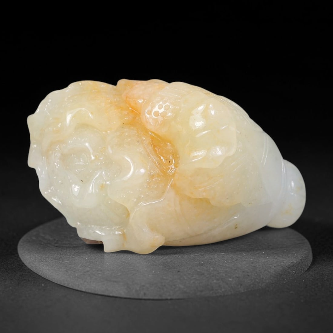 Natural Burmese Type A Jadeite Jade Hand Carved Pendant, 54BP: Artisan hand-carved untreated Burmese Type A jadeite jade pendant measuring 32x20 mm. Carefully sculpted with detailed relief craftsmanship and finished with a smooth glossy polish. Authentic Type A j