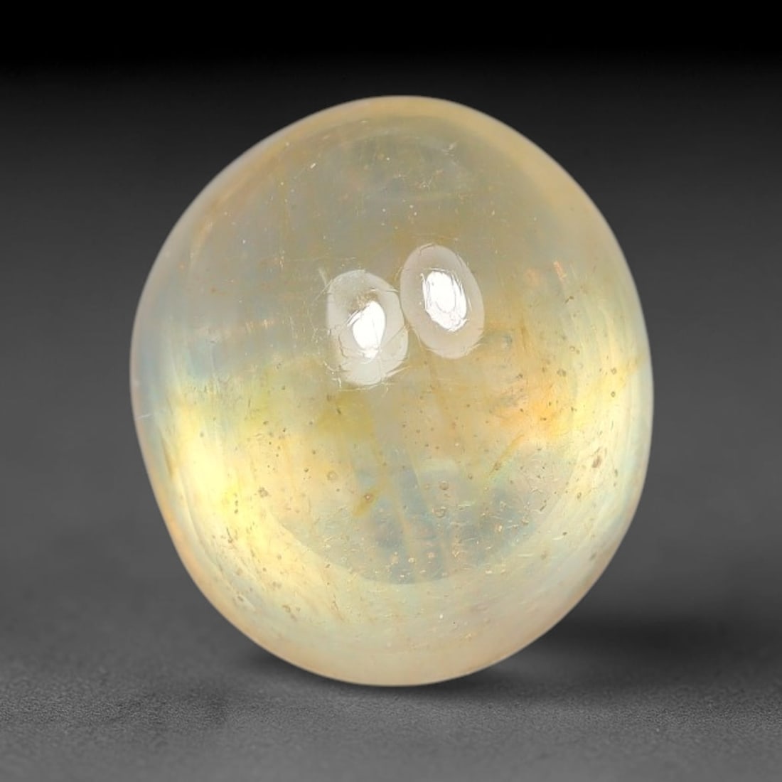 2.94ct Natural Sri Lankan Padparadscha Sapphire Loose Gemstone, 69BF: This fully polished Padparadscha sapphire features soft warm peach-orange blended body tone, with faint natural mineral traces scattered throughout its crystalline interior, measured at calibrated dim