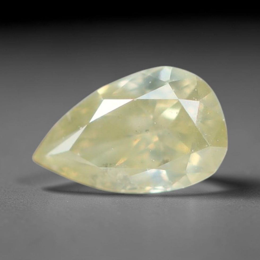 0.16ct Natural Untreated Fancy Greenish Yellow Diamond Loose Gemstone, 25BG (1 of 1)