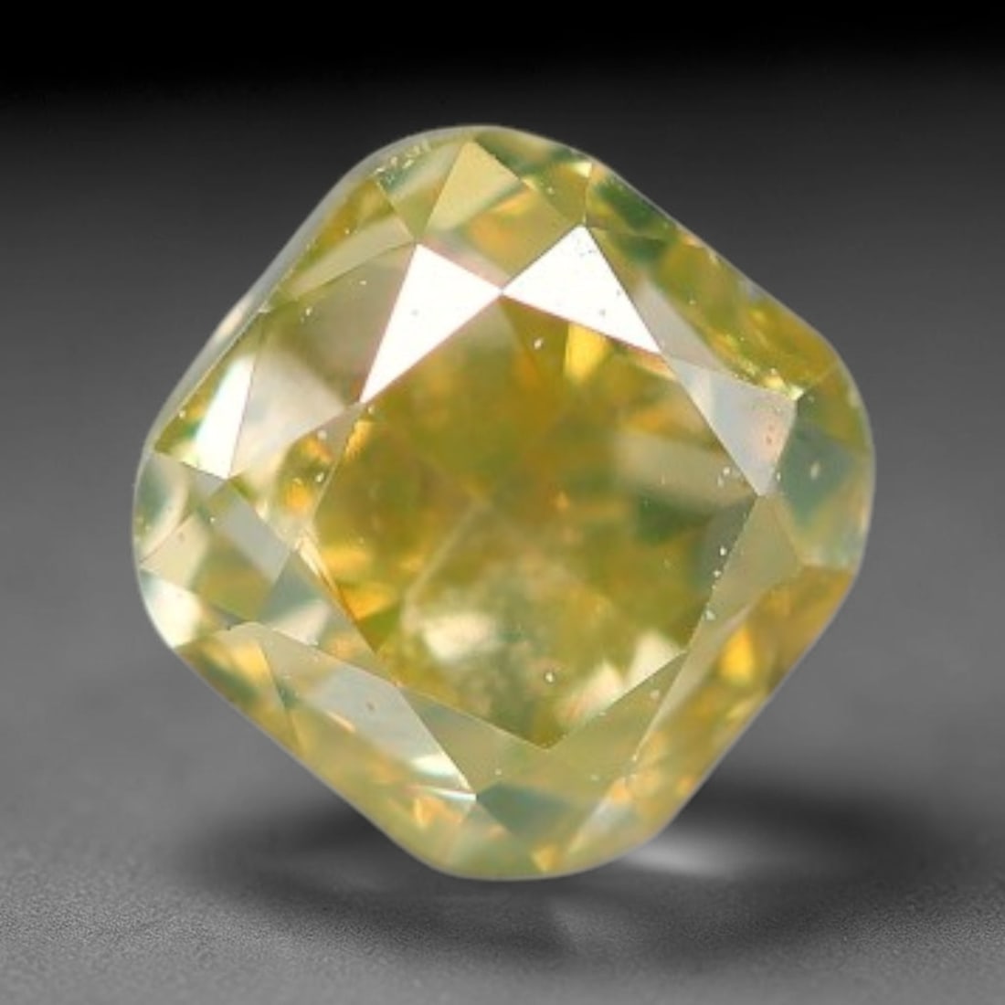 0.22ct Untreated Natural Fancy Diamond Loose Gemstone, 8BG: This fully polished untreated natural fancy diamond features inherent internal mineral markings characteristic of natural diamond formation, measured at calibrated dimensions of 3x2.4mm. Precision fac