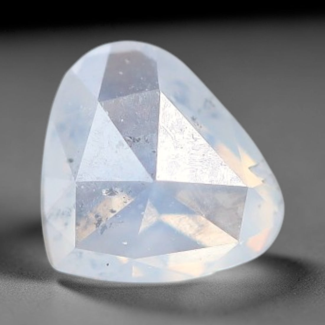 0.13ct Untreated Natural Fancy Diamond Loose Gemstone, 78BH: This fully polished untreated natural fancy diamond features inherent internal mineral markings characteristic of natural diamond formation, measured at calibrated dimensions of 3.7x3.3x1.2mm. Precisi
