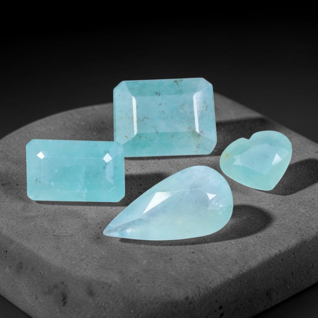 15.83ct Natural Madagascan Aqua Blue Grandidierite Loose Gemstone Parcel Lot, 32EV: This captivating parcel of grandidierite delivers soft aqua blue and subtle teal-green tones, with gentle internal glow that shifts beautifully under changing light conditions. Faceted in mixed oval, 