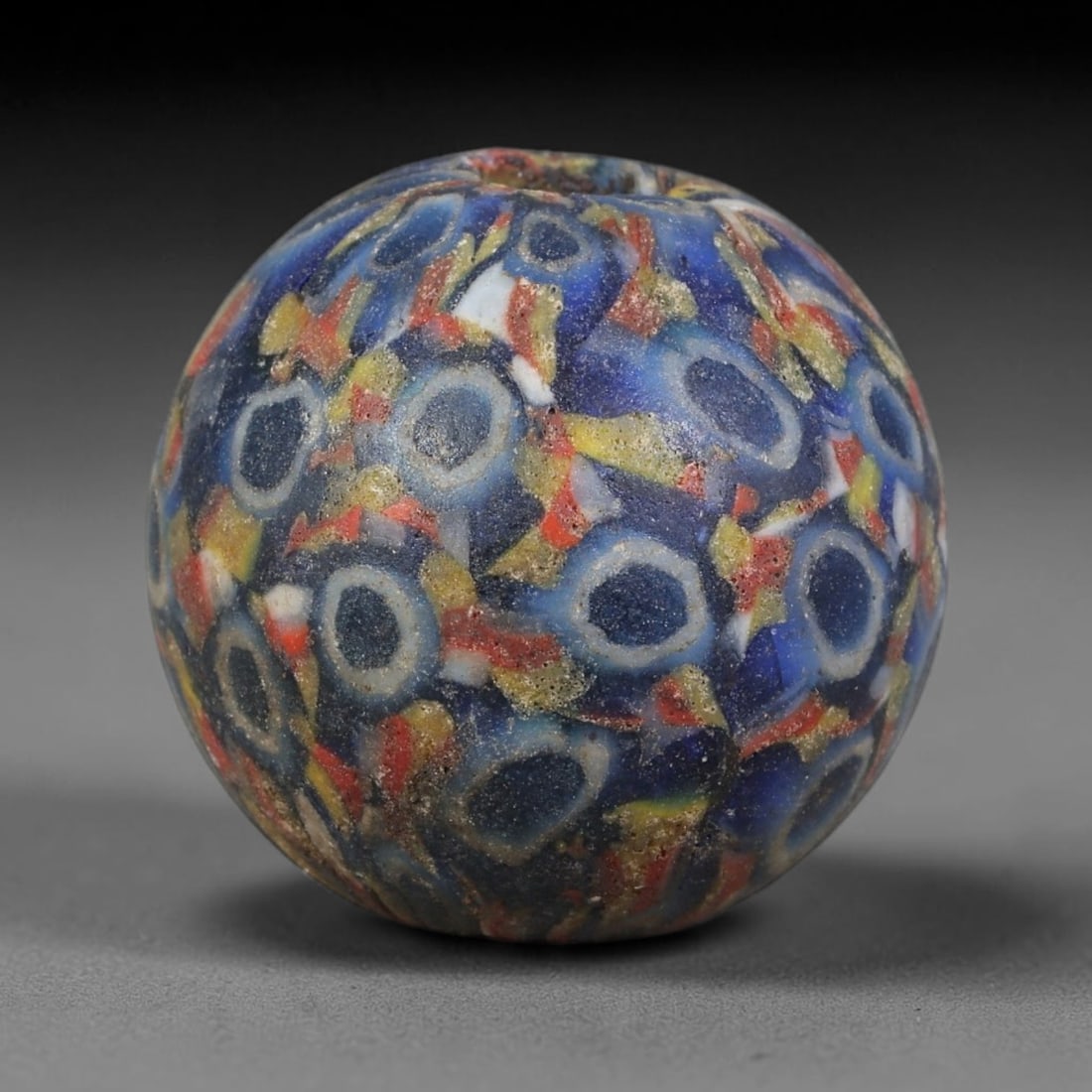 Antique Borneo Glass Trade Bead - 19mm Vintage Handcrafted Bead, 1AA: Antique Borneo glass beads hold deep cultural and historical significance within Southeast Asian maritime trade networks. For centuries, these glass spheres circulated as vital currency, ceremonial ta