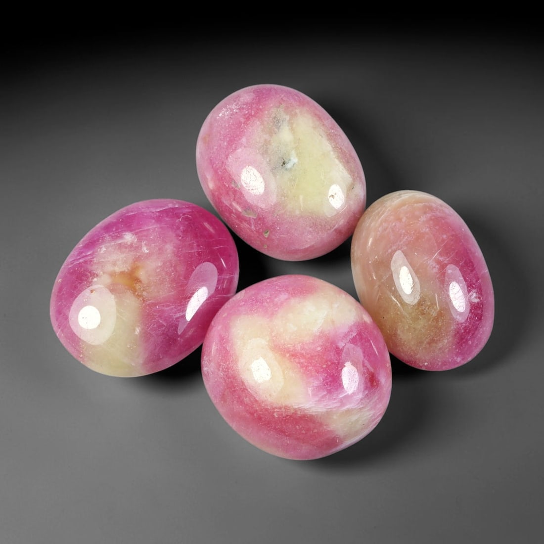 82.74ct Natural Mozambican Bicolor Ruby Cabochon Parcel Lot, 50EW (1 of 1)
