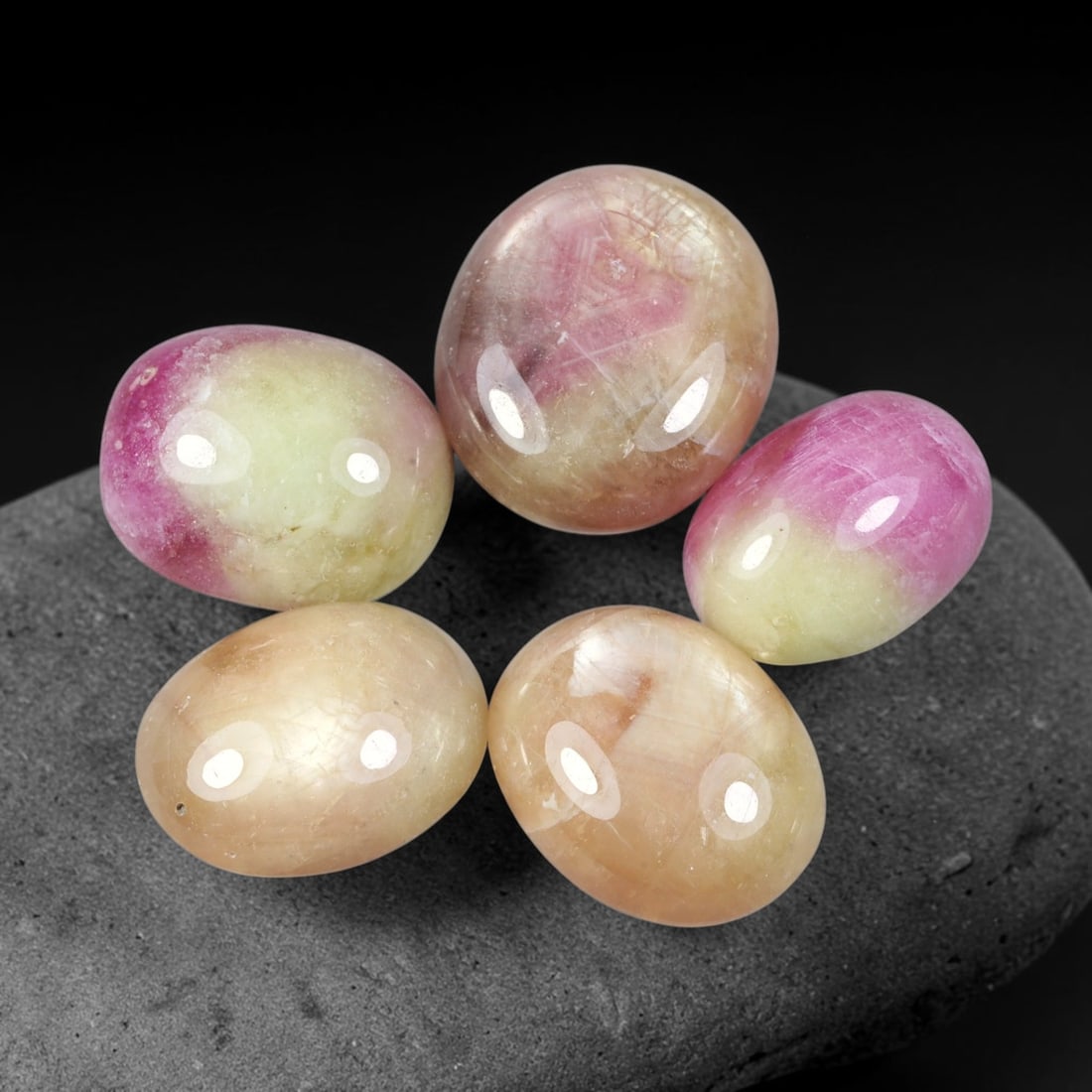 78.83ct Natural Mozambican Bicolor Ruby Cabochon Parcel Lot, 51EW (1 of 1)